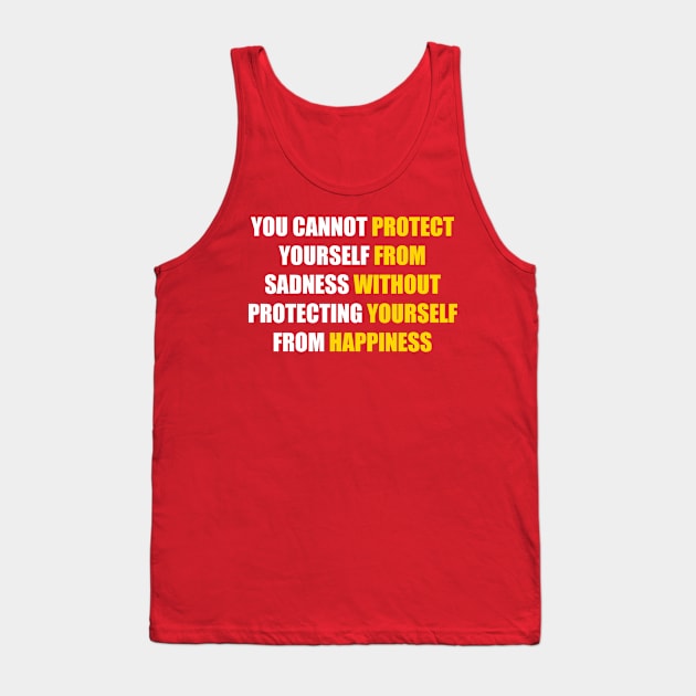 quote sad Tank Top by Dexter